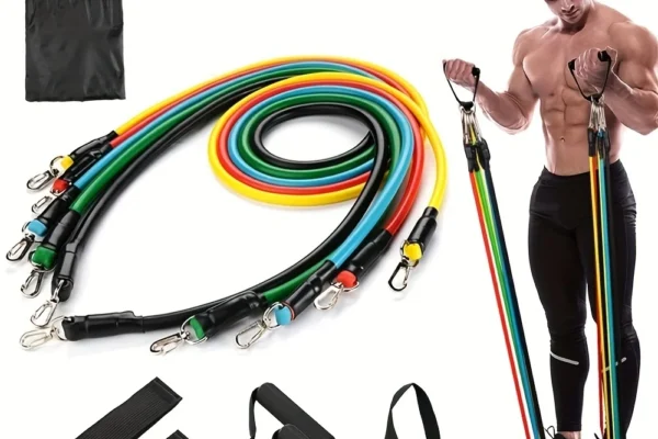 11Pcs Fitness Resistance Bands Set