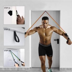 11Pcs Fitness Resistance Bands Set2