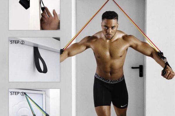 11Pcs Fitness Resistance Bands Set