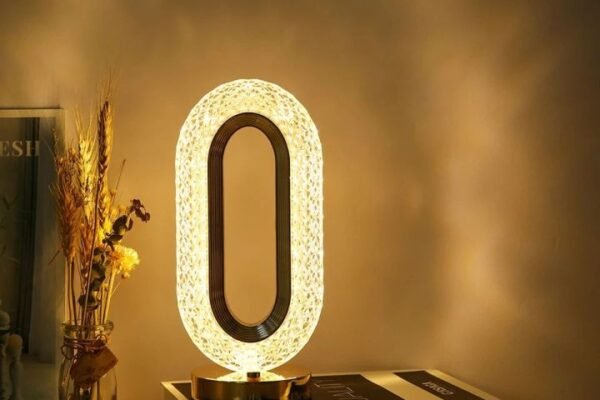 Three Color Crystal Table Lamp