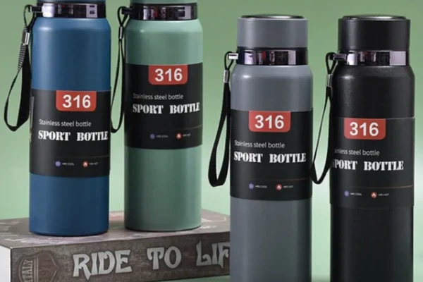 Stainless Steel Water Bottle with LED