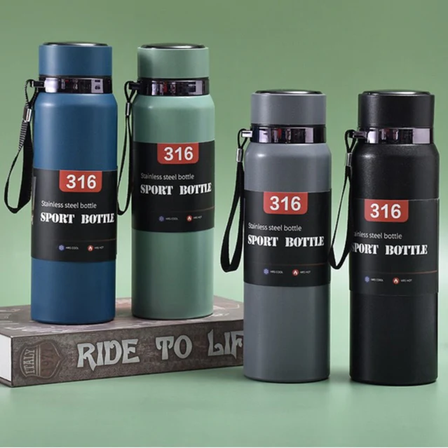 Stainless Steel Water Bottle with LED