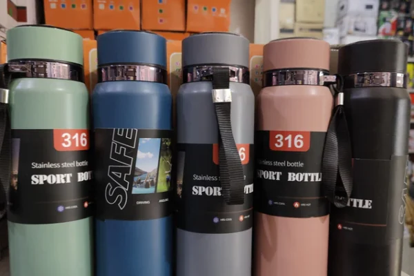 Stainless Steel Water Bottle with LED