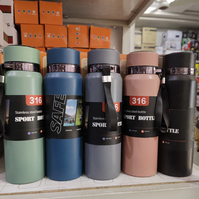 Stainless Steel Water Bottle with LED