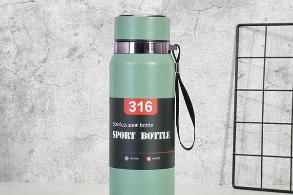 Stainless Steel Water Bottle with LED