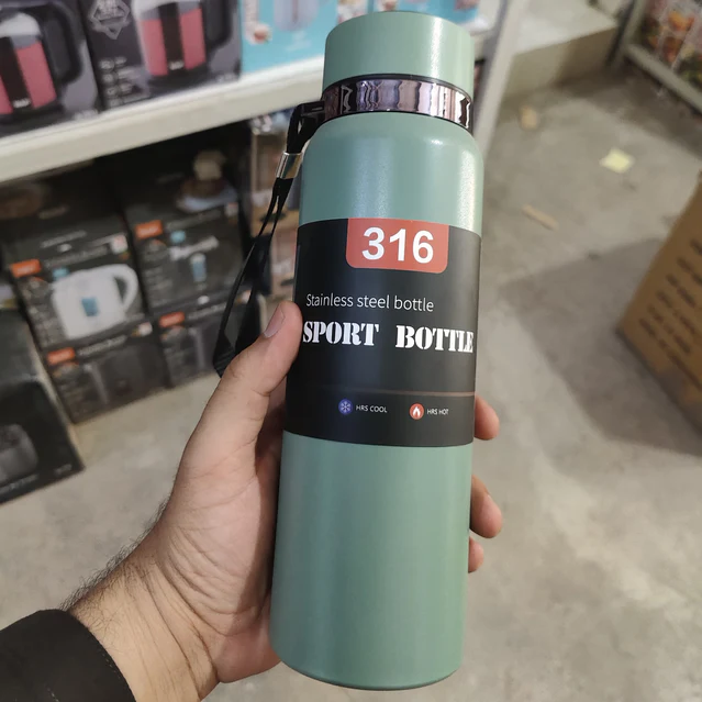 Stainless Steel Water Bottle with LED