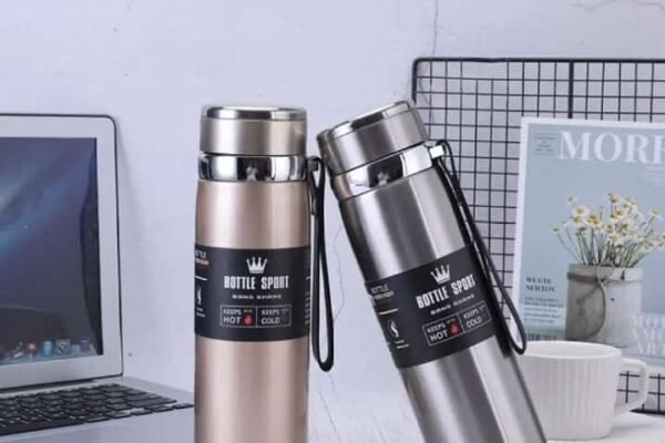 Vacuum Steel Bottle with Strap