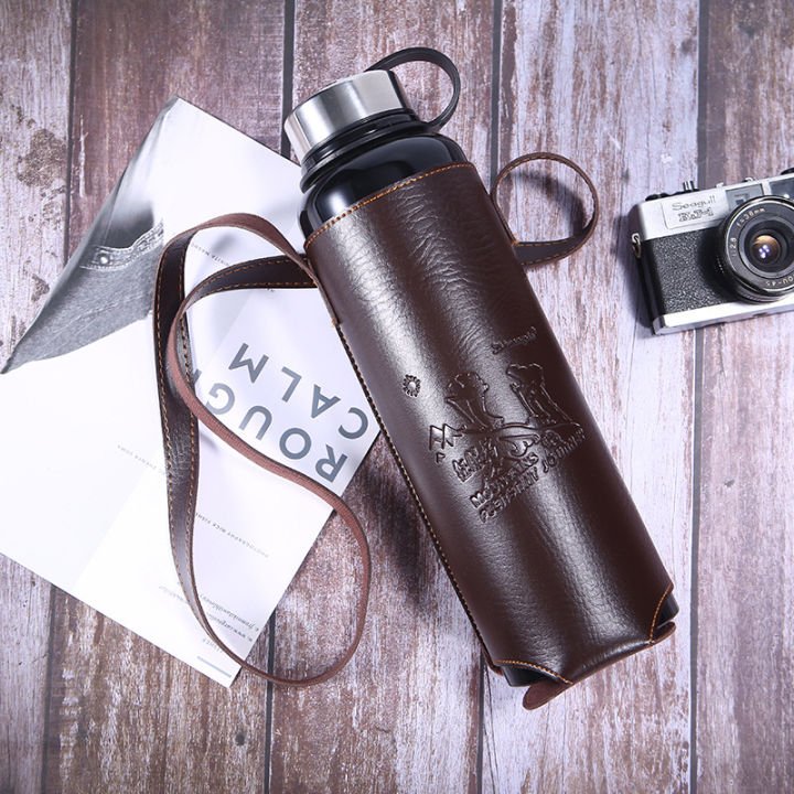 Vacuum Steel Sports Bottle with Strap image