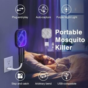 Mini USB Electric Mosquito Swatter4